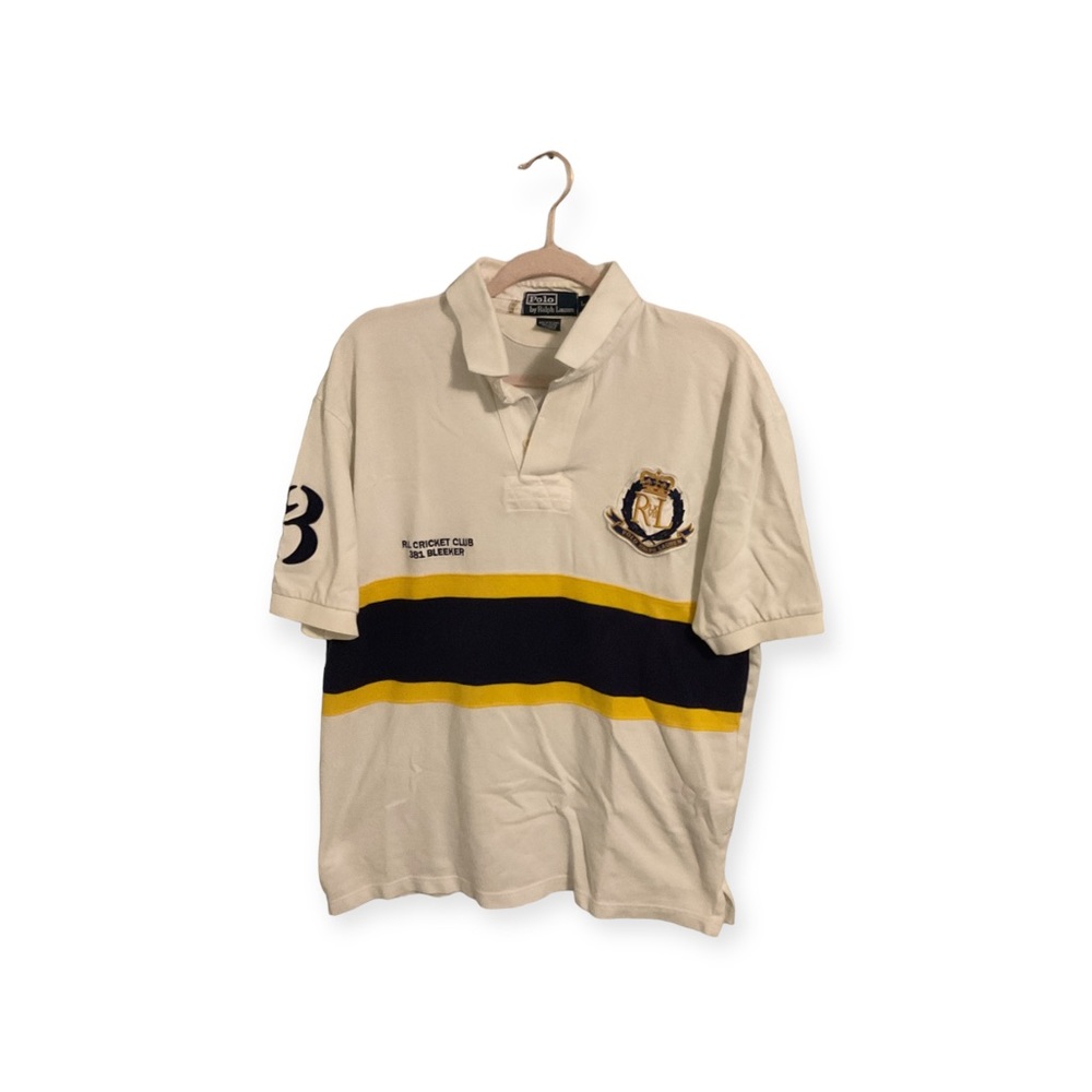 Men’s vintage Polo Ralph Lauren cricket shirt, size‎ large